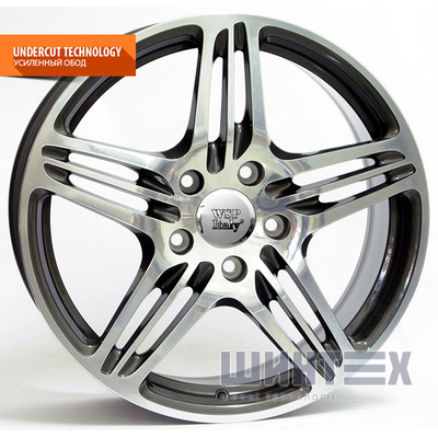 WSP Italy Porsche (W1050) Philadelphia 8.5x18 5x130 ET56 DIA71.6 AP